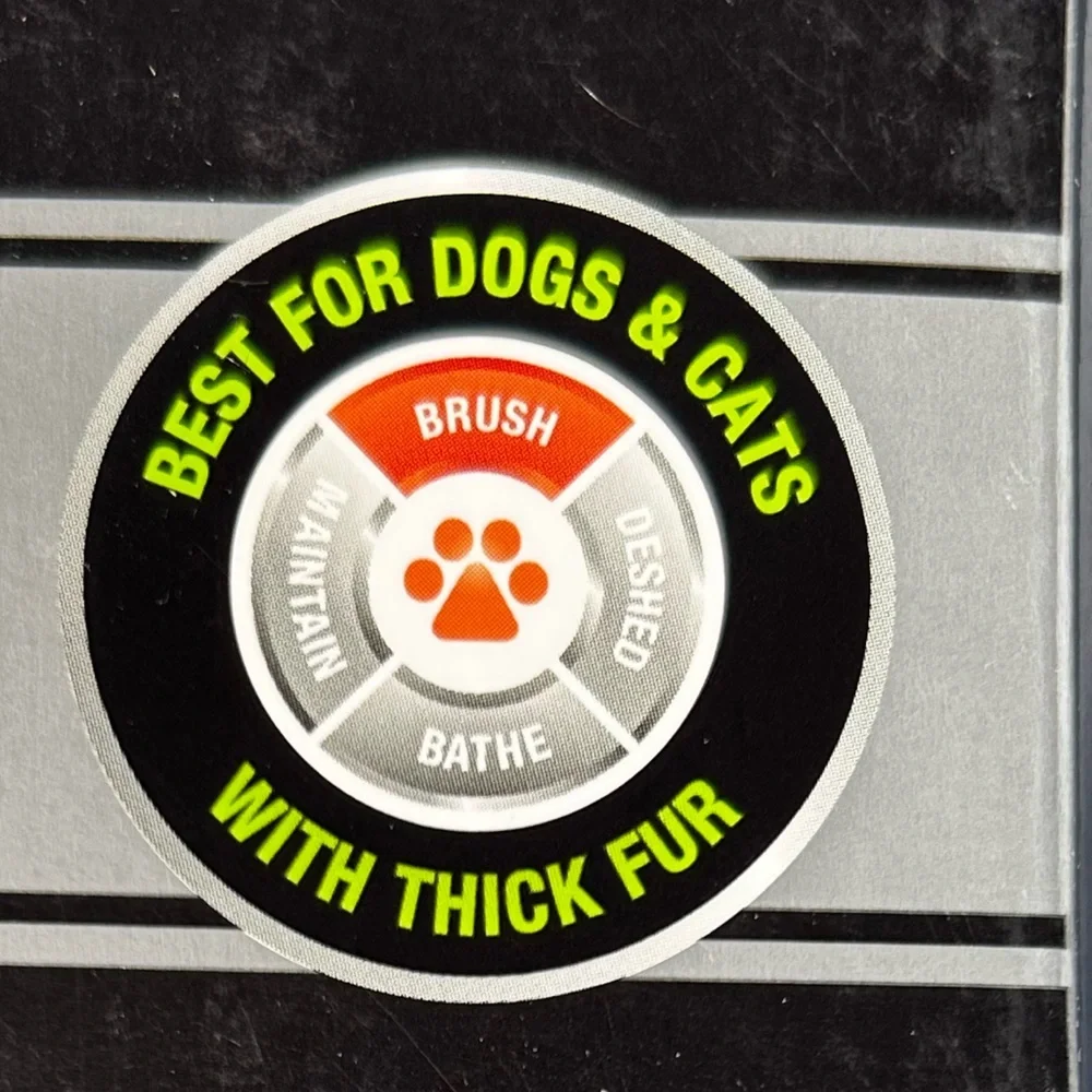 FURminator Grooming Rake THICK FUR Dogs & Cats